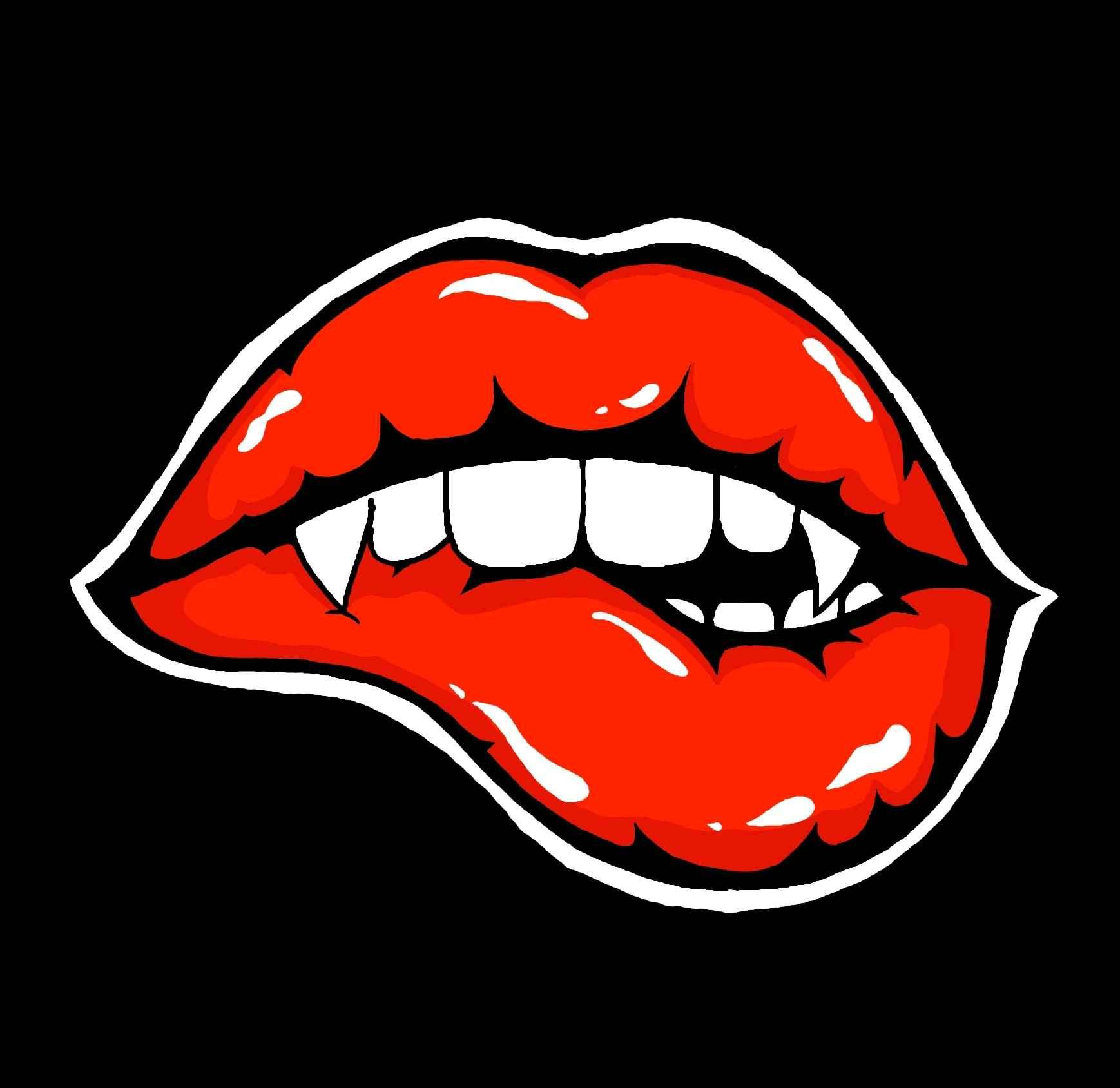 TSD red lips logo